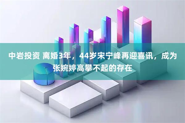 中岩投资 离婚3年，44岁宋宁峰再迎喜讯，成为张婉婷高攀不起的存在
