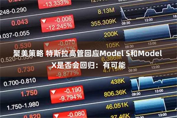 聚美策略 特斯拉高管回应Model S和Model X是否会回归：有可能
